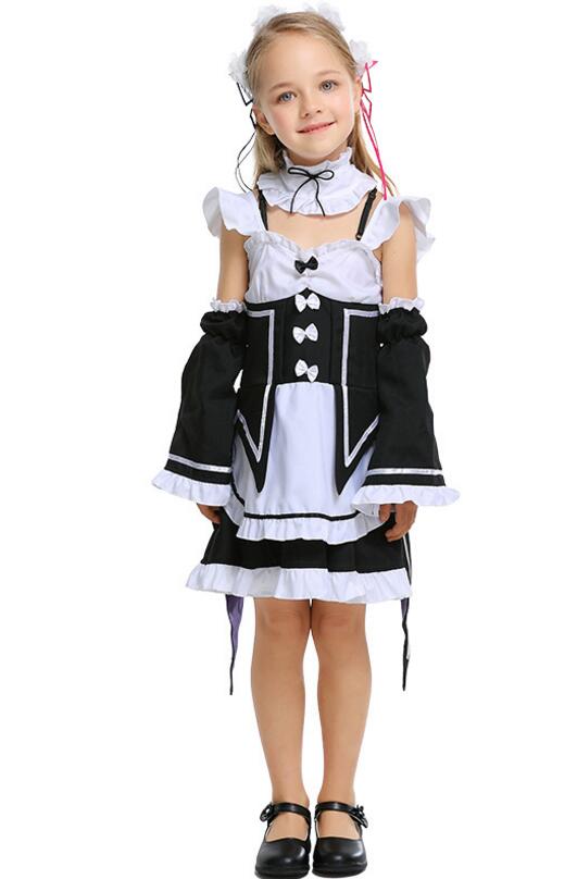 F68175 childrens maid costume
